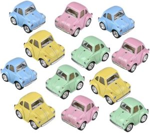 Bocce |   2″ Diecast Vetäytyvä VW Mini Beetle – Pastellivärit Bocce Bocce