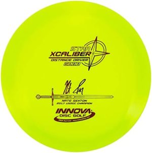 Lentolevyurheiluvälineet |   Innova Nate Sexton Signature Star Xcaliber Etäisyyskuljetus Golf-Disc [Värit voivat vaihdella] – 173-175G Lentolevyurheiluvälineet Lentolevyurheiluvälineet